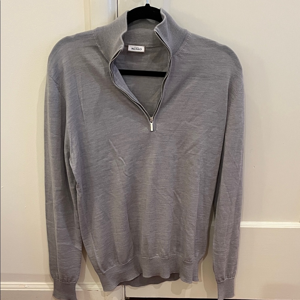 Atlelier Munro 100% Wool Pullover sweater